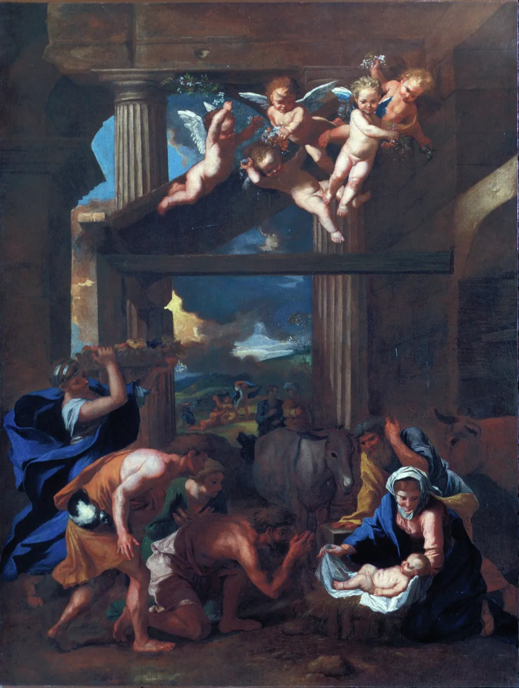 Adoration of the Shepherds, by Unknown, oil