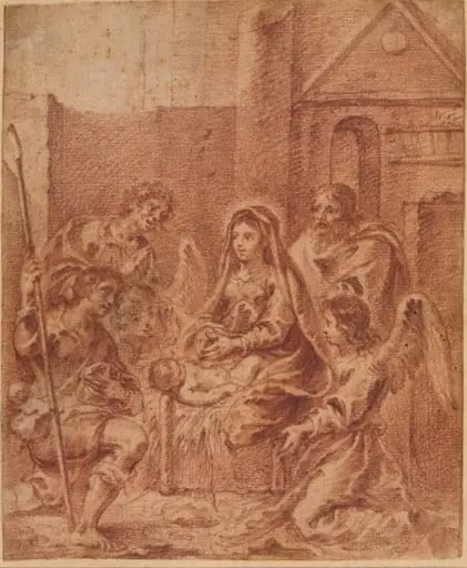 Adoration of the Shepherds, by Unknown