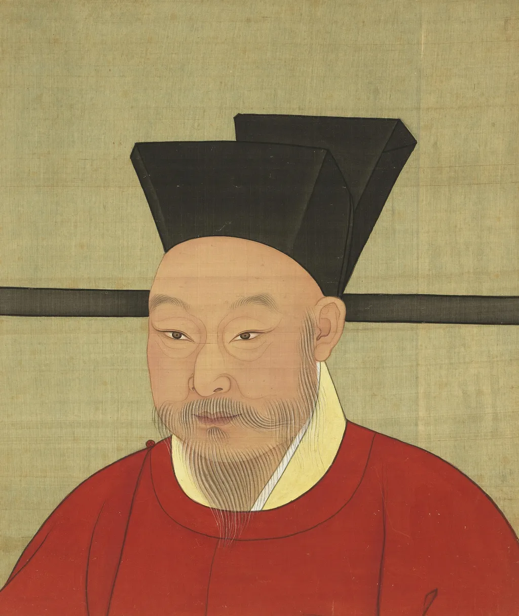 宋代帝半身像册-宋朝光宗皇帝像, by Unknown, unspecified