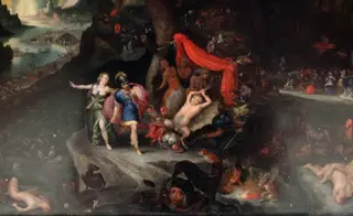 Aeneas in de onderwereld, by Unknown