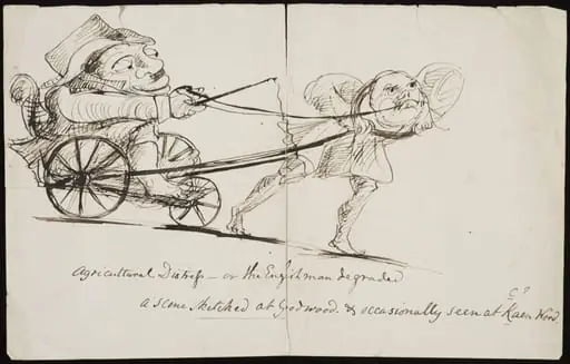 Agricultural Distress - or the Englishman degraded, by Unknown