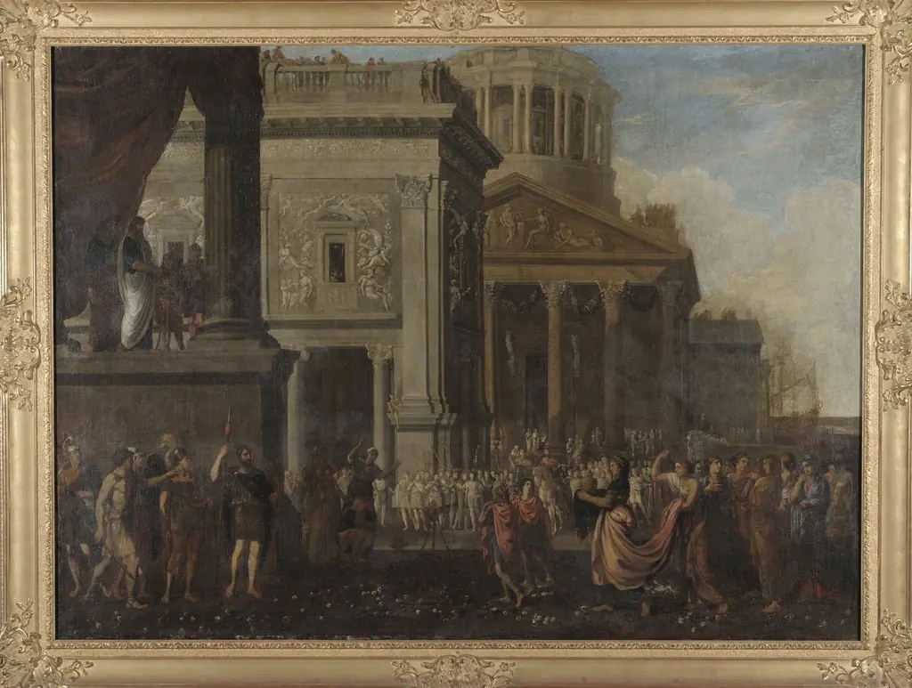 Agrippina with the ashes of Germanicus, by Unknown