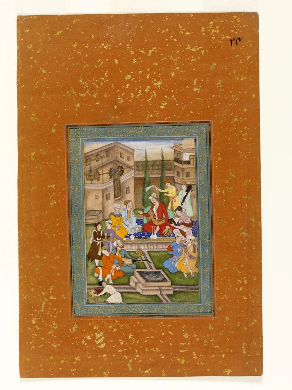 Akbar, by Unknown, paint, 1556