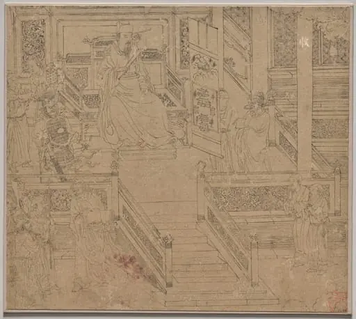 Album of Daoist and Buddhist Themes: Kings of Hells: Leaf 29, by Unknown, 1204