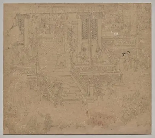Album of Daoist and Buddhist Themes: Kings of Hells: Leaf 37, by Unknown