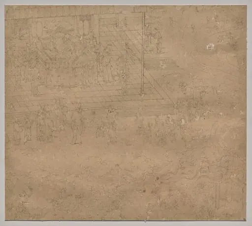 Album of Daoist and Buddhist Themes: Kings of Hells: Leaf 38, by Unknown