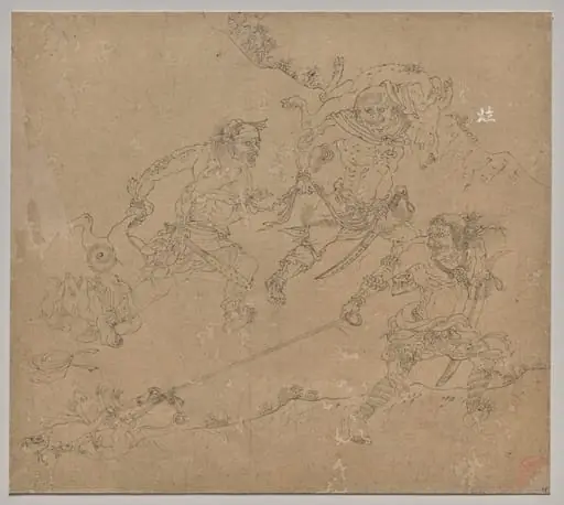 Album of Daoist and Buddhist Themes: Search the Mountain: Leaf 48, by Unknown