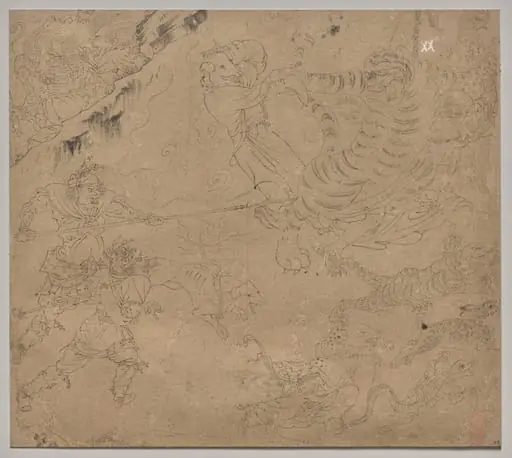 Album of Daoist and Buddhist Themes: Search the Mountain: Leaf 44, by Unknown