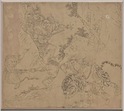 Album of Daoist and Buddhist Themes: Search the Mountain: Leaf 43, by Unknown