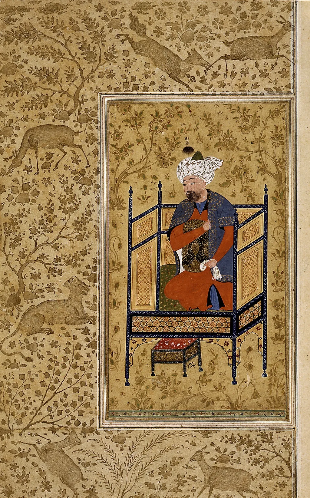 Album Page with Illustrated Margins, by Unknown, unspecified