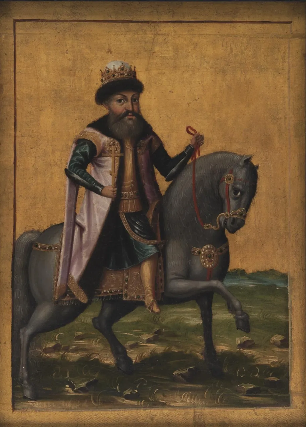Aleksej Mikhajlovitj (1645-76), russisk zar, by Unknown, 1650