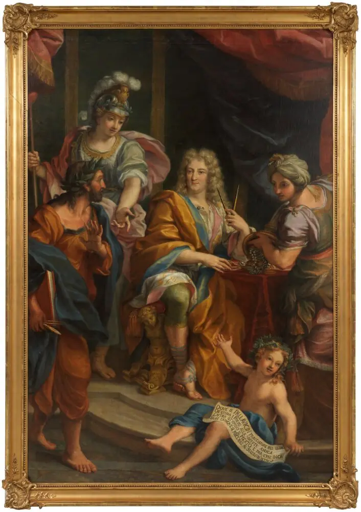 Allegorical portrait of Marchese Niccolò Maria Pallavicini (1650-1714), by Unknown