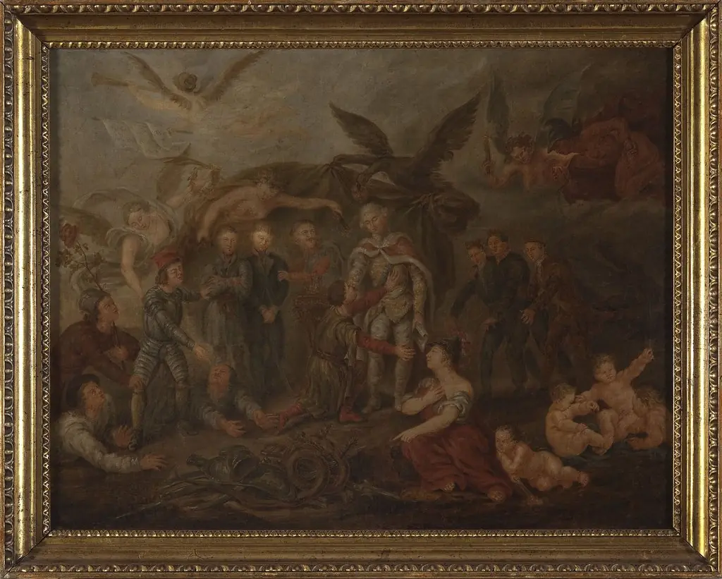 Allegory of the fall of Poland, by Unknown
