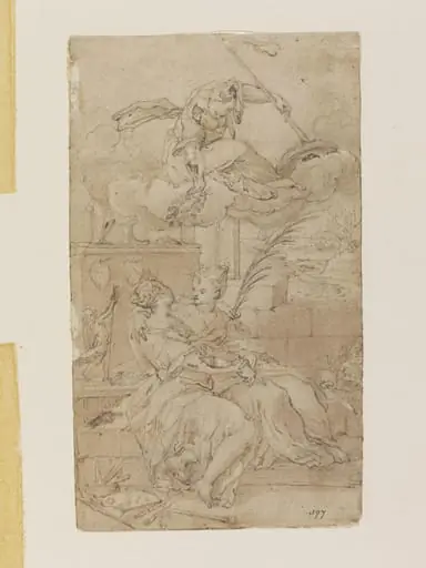 Allegory of the Union of Painting and Sculpture, by Unknown
