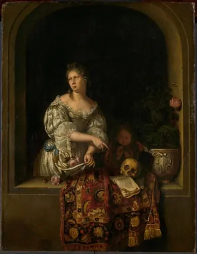 Allegory of Transience, by Unknown