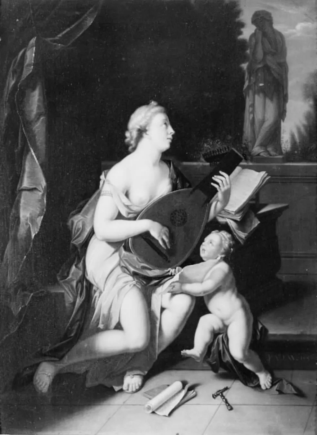 Allegory on Music, by Unknown, 1696