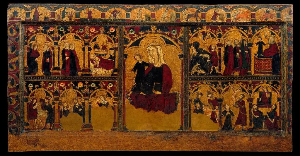 Altar frontal of Jesus' childhood, by Unknown