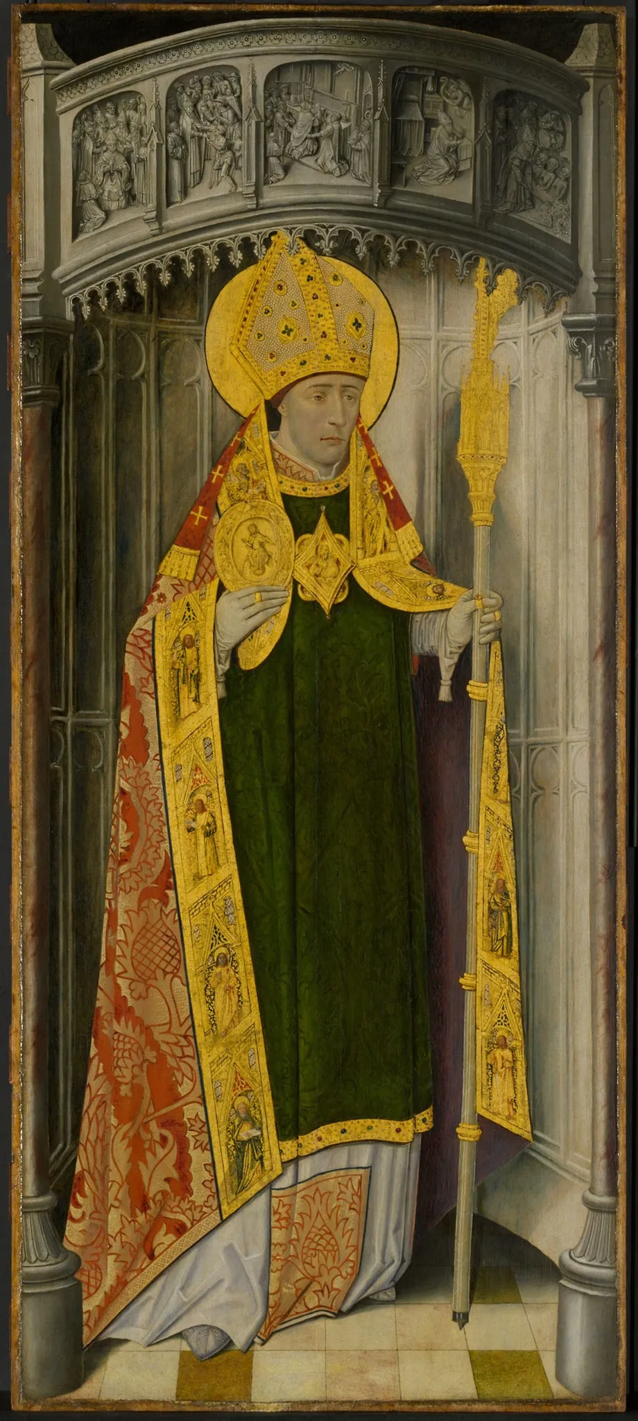 Altarpiece from Thuison-les-Abbeville: Saint Honoré, by Unknown, unspecified, 1496