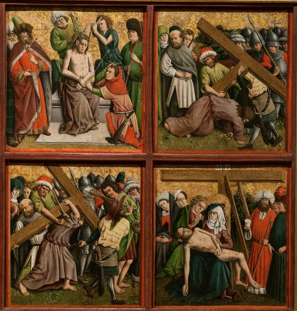 Altarpiece with The Passion of Christ, by Unknown