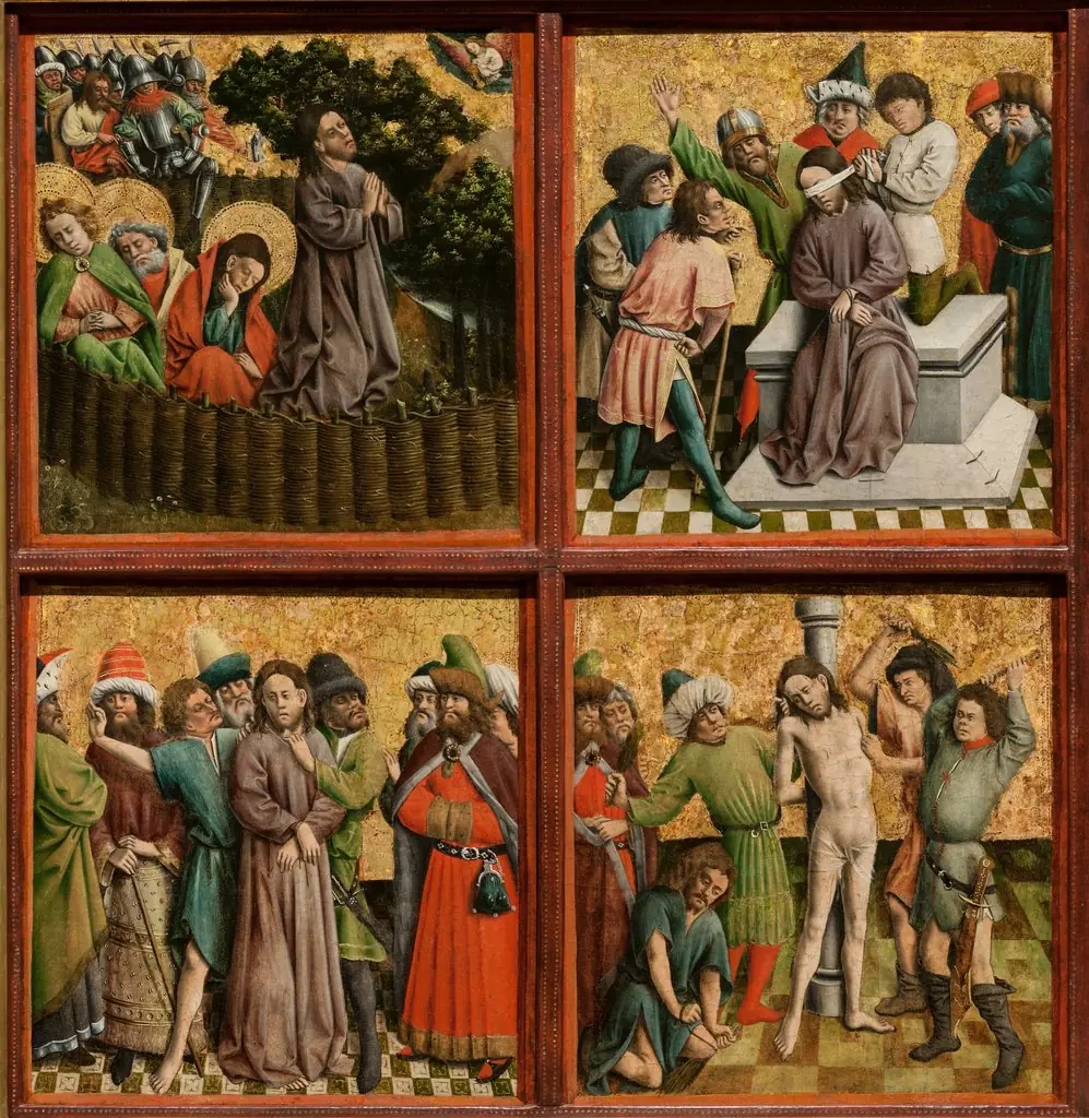 Altarpiece with The Passion of Christ, by Unknown