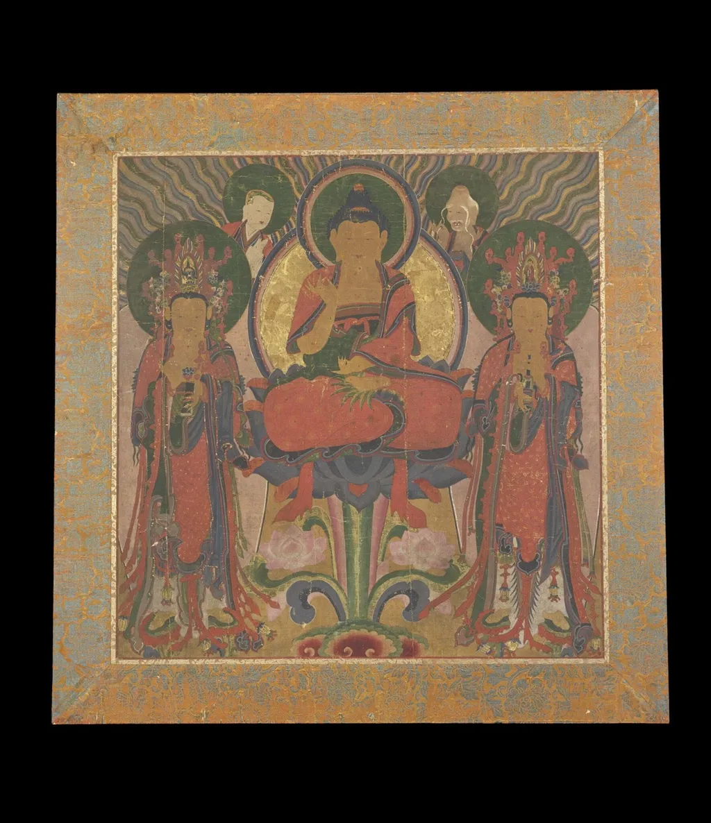 Amitabha, by Unknown, paint, 1800
