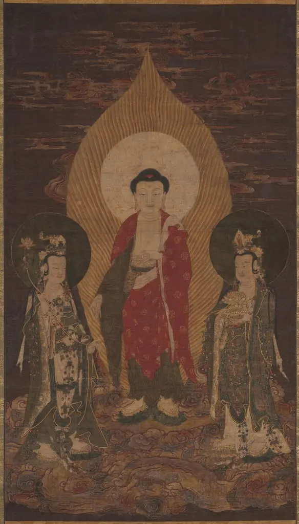 Amitābha Triad, by Unknown