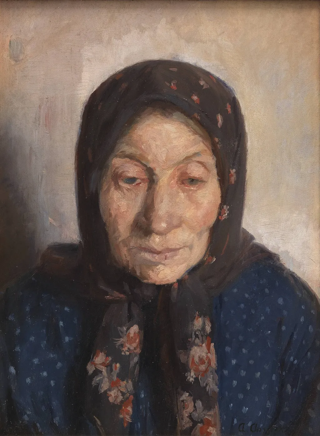 An Old Fisherman's Wife, by Unknown, 1893