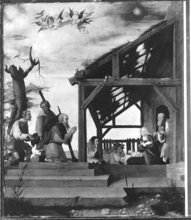Anbetung der Hirten, by Unknown