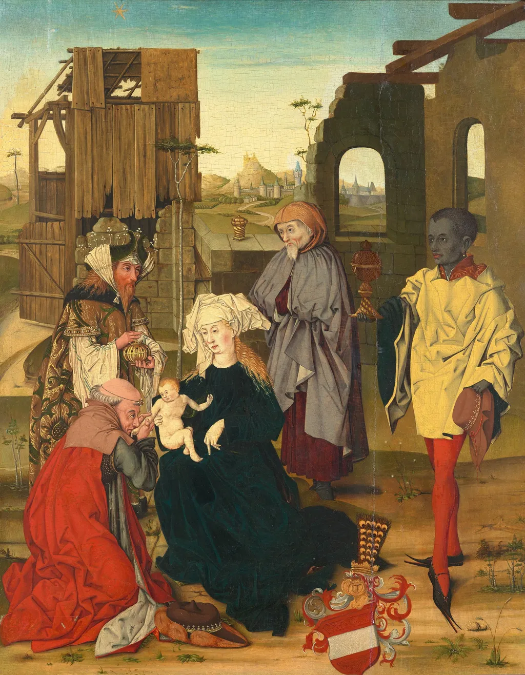 Anbetung der Hl. Drei Könige, by Unknown, unspecified, 1496