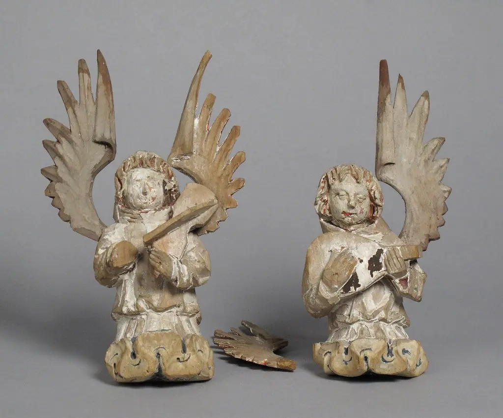 Angel Playing Instrument, by Unknown, 1449