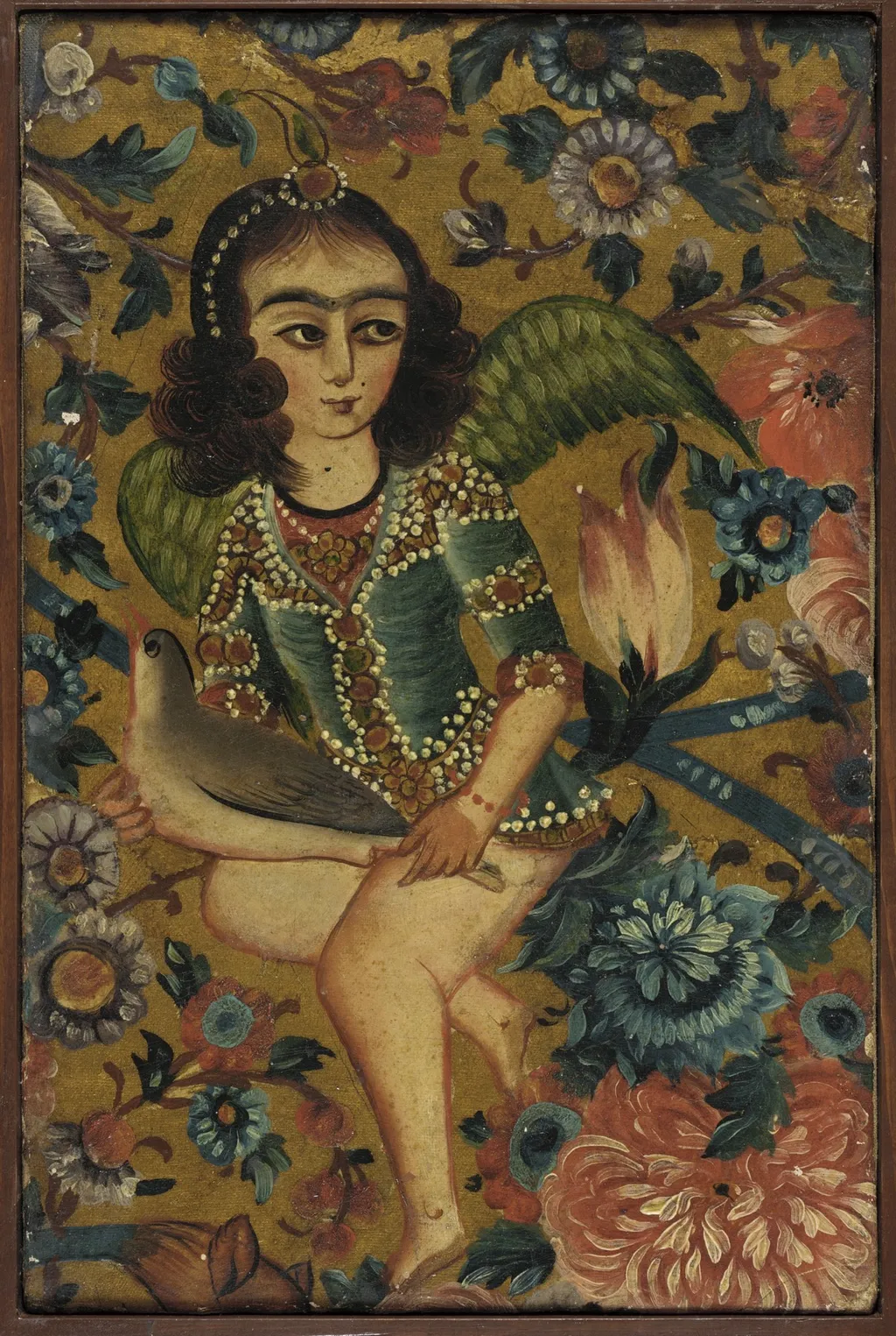 Angel with Bird, by Unknown, unspecified, 1850