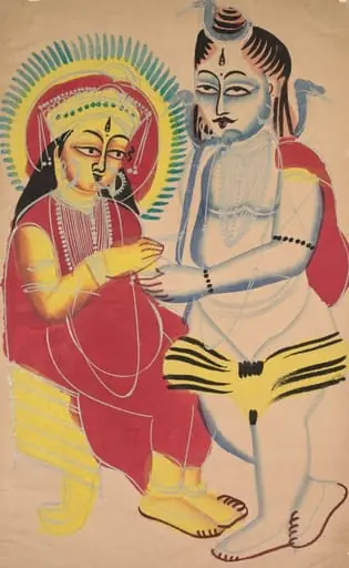 Annapurna and Shiva, by Unknown