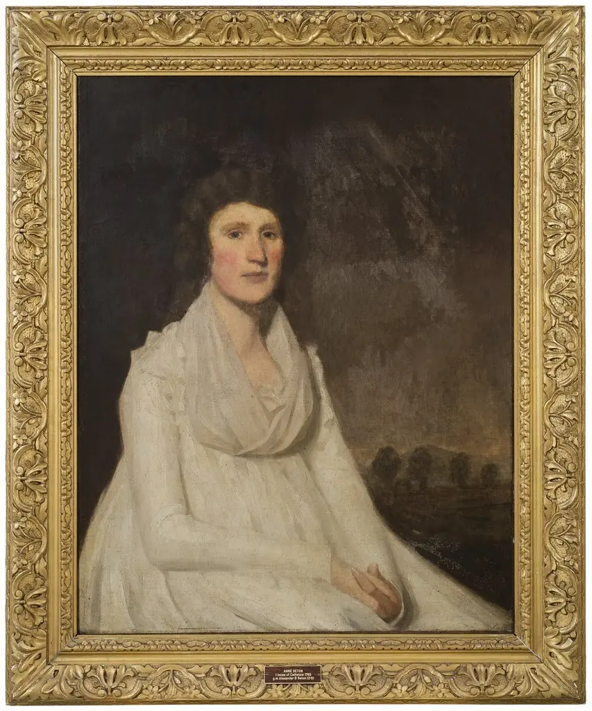 Anne Innes of Cathlow (1770-1796), född i Skottland, g.m. Alexander Baron Seton i hans andra äktenskap, by Unknown