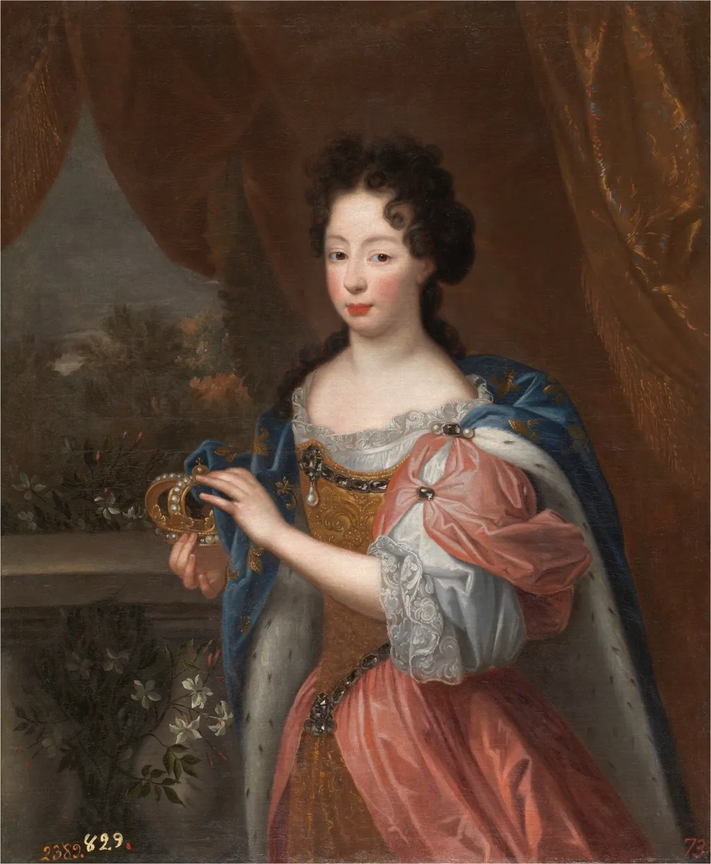 Anne Marie d'Orléans, by Unknown, oil, 1692