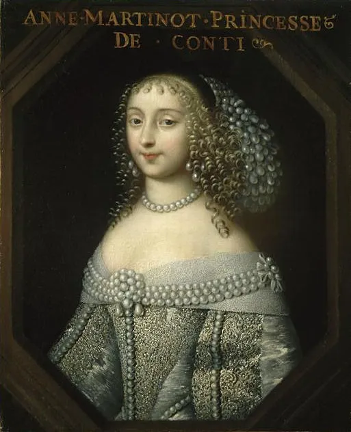 Anne Marie Martinozzi, Princess of Conti, by Unknown, oil, 1660