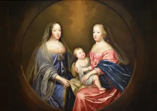 Anne of Austria, Maria Theresa and the Dauphin