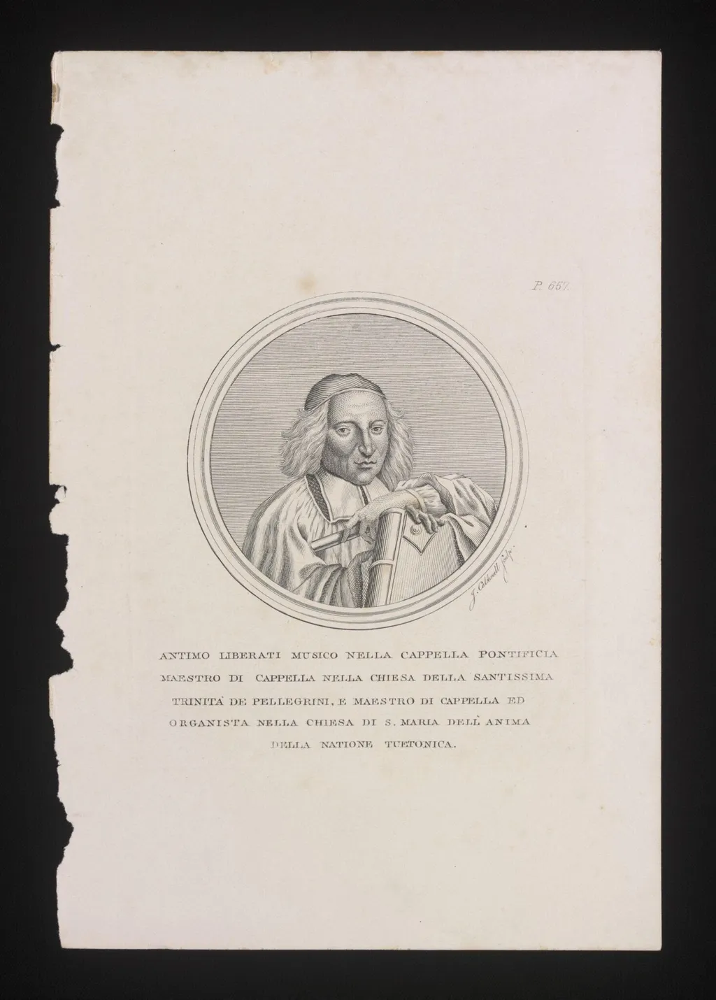 Antimo Liberati, by Unknown, 1750