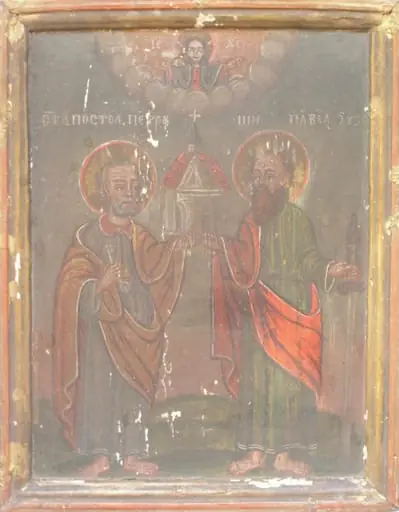 Apostolii Petru și Pavel, by Unknown