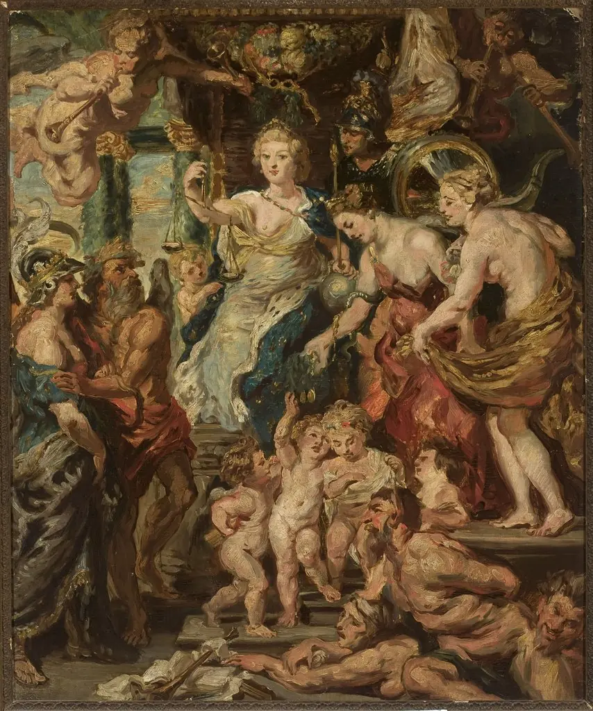 Apotheosis of Maria Medici, by Unknown
