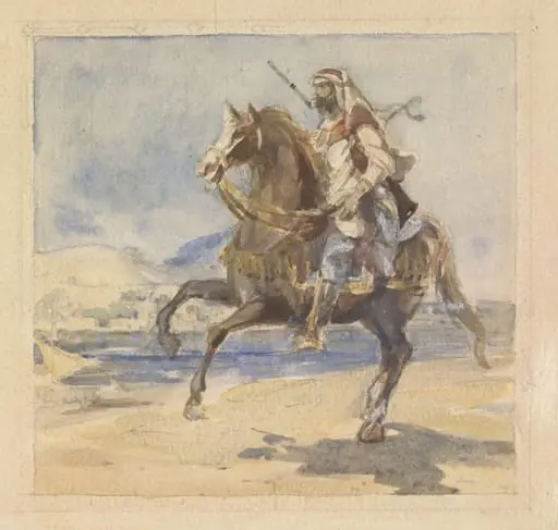 Arab Horseman, by Unknown
