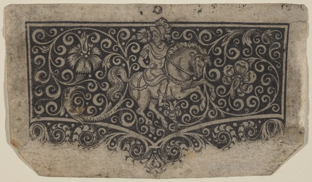Arabesque with Knight, by Unknown