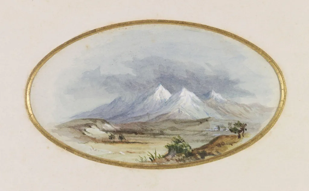 Ararat, by Unknown, watercolor, 1845