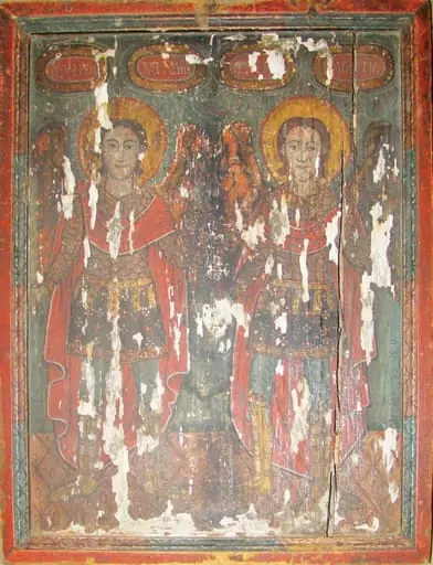 Arhanghelii Mihail și Gavriil, by Unknown