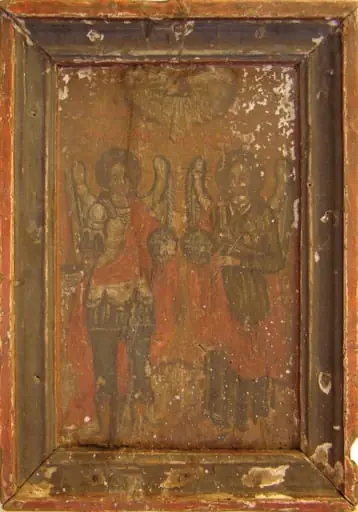 Arhanghelii Mihail și Gavriil, by Unknown