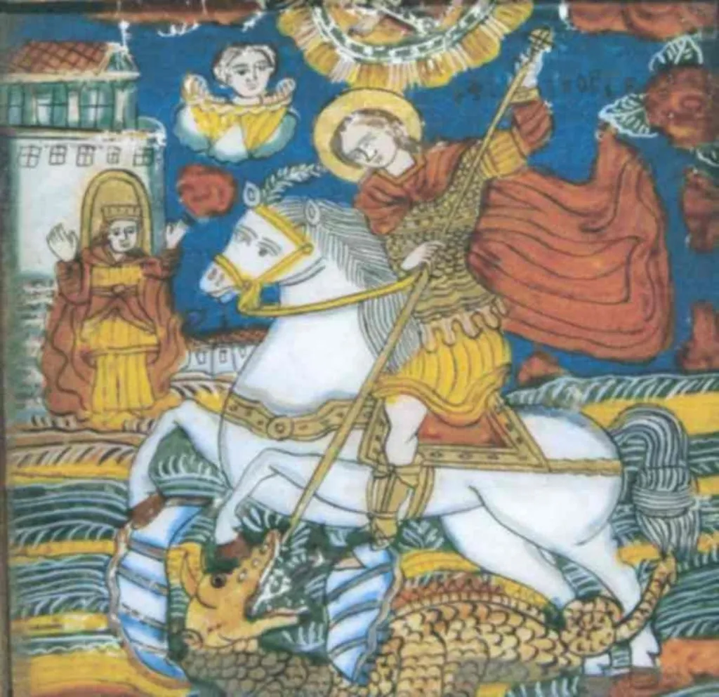 Arhanghelii Mihail și Gavril, by Unknown, 1905