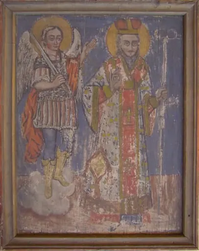 Arhanghelul Mihail și Sf. Nicolae, by Unknown