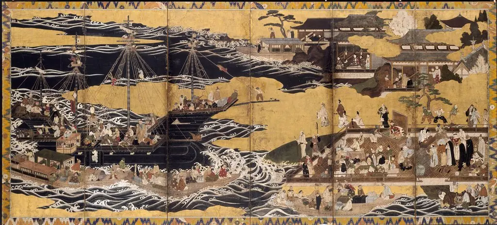 Arrival of the "Southern Barbarians", by Unknown