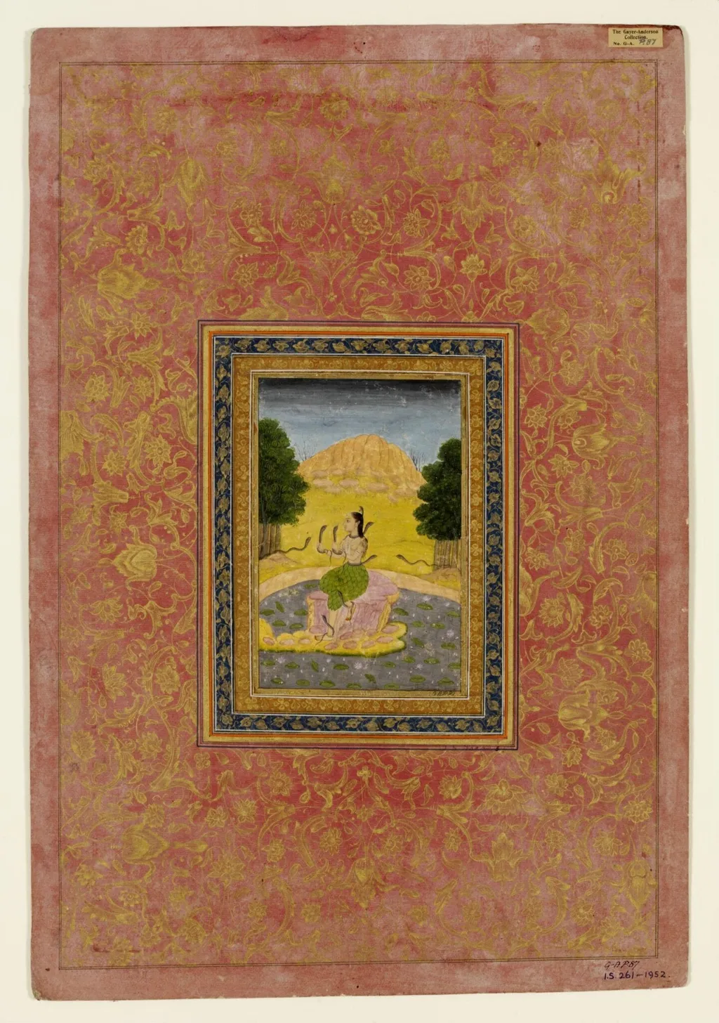 Asavari ragini, by Unknown, paint, 1760