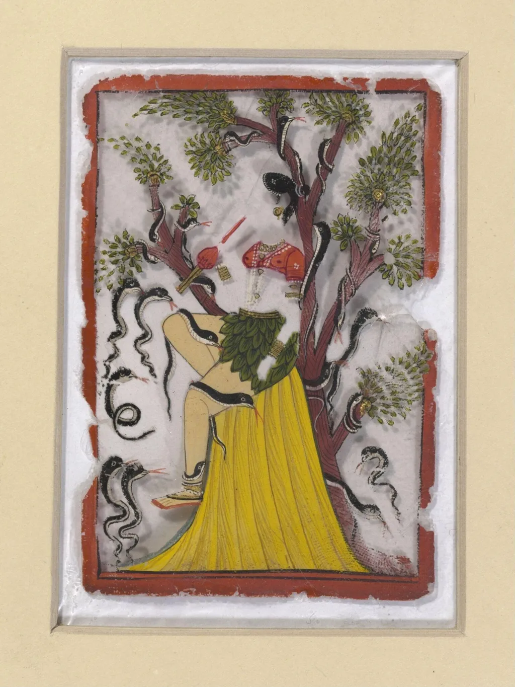 Asavari Ragini, by Unknown, paint, 1790