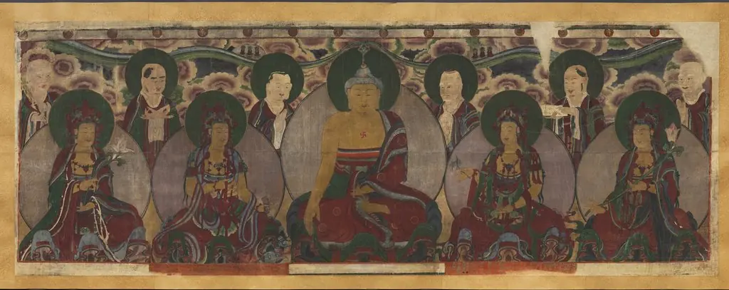 Assembly of Buddhist Deities, by Unknown